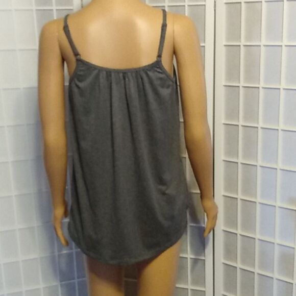 NWOT 32° Cool W/ breast pads dark gray Cami - Picture 6 of 13